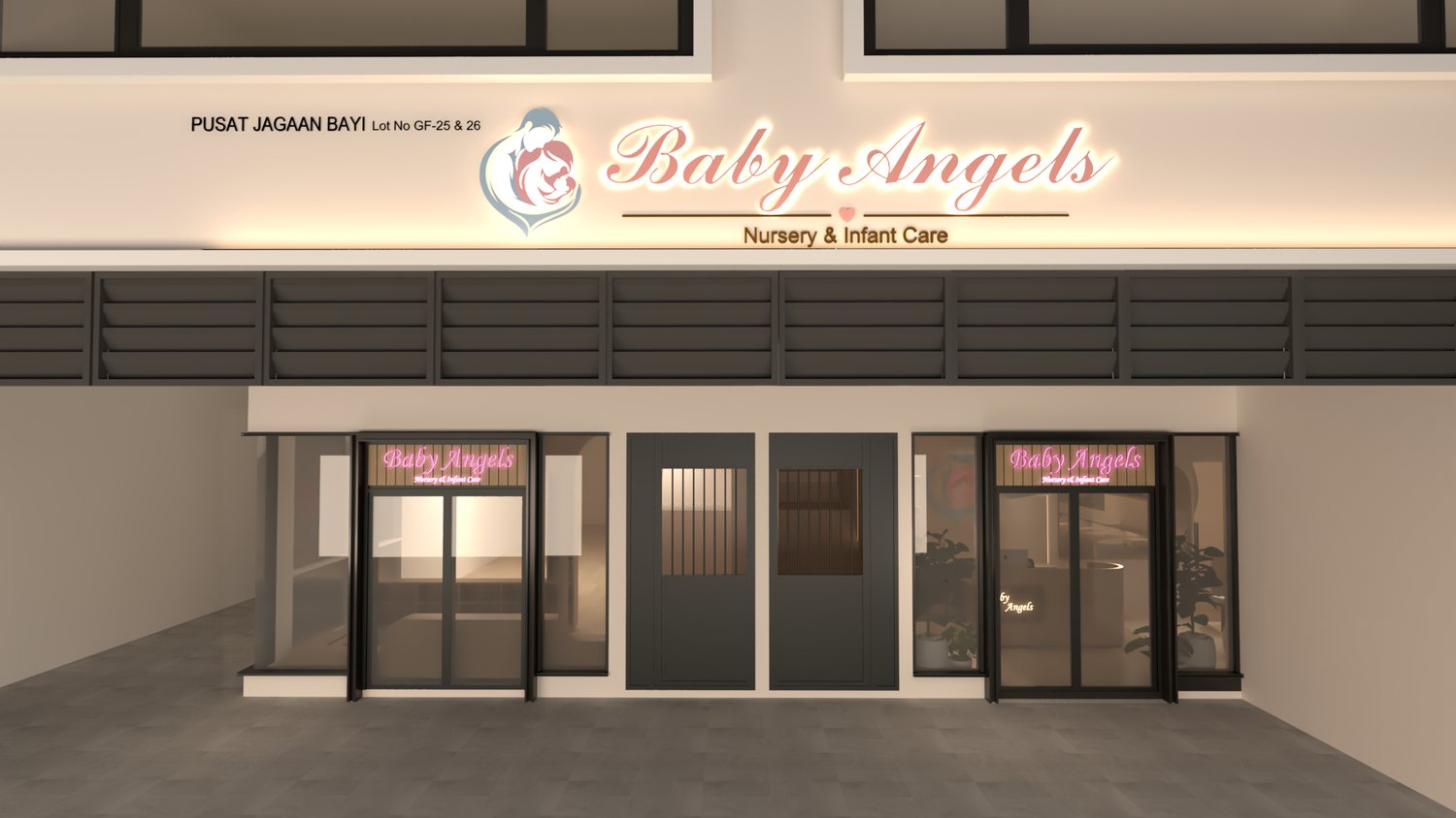 The Baby Angels shopfront and signage